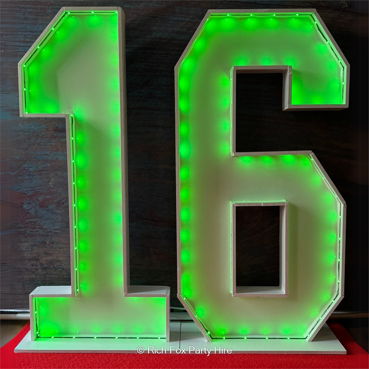 Light Up Number 16 Hire Bolton, Bury & Manchester