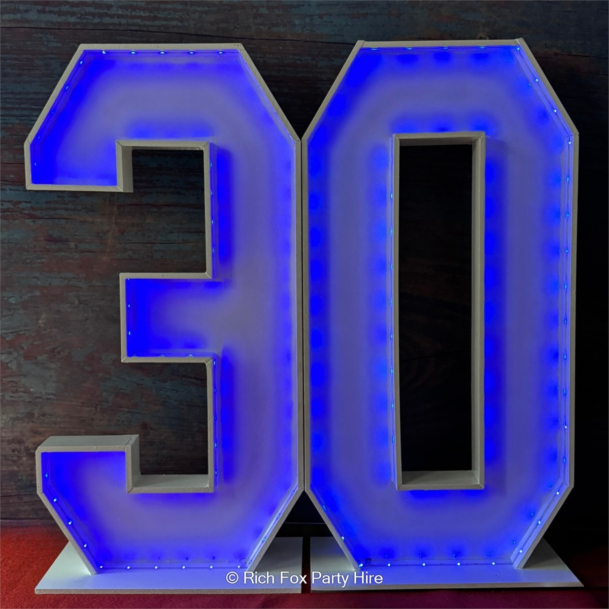 Light Up Number 30 Hire Bolton, Bury & Manchester